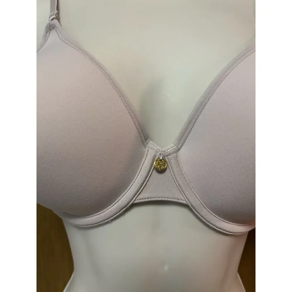 Natori 32DD BRA T-Shirt Understated Smooth Contour Underwire 132025 Peach F25